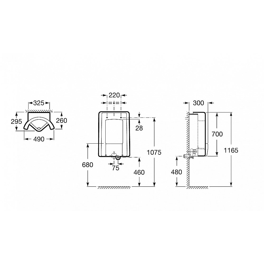 Писсуар Roca Site 359605000 купить в интернет-магазине Sanbest