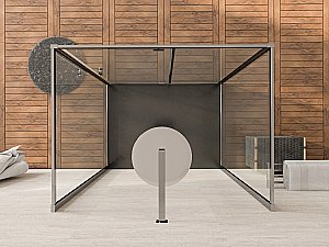 Душевой уголок WasserKRAFT Aula 11P 11P21 120х900 профиль хром/стекло прозрачное купить в интернет-магазине Sanbest