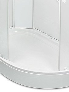 Душевая кабина Alex Baitler 120х80 MR3512P стекло матовое/профиль белый матовый купить в интернет-магазине Sanbest