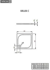 Душевой поддон Radaway Delos C SDC0808-01 80х80 белый купить в интернет-магазине Sanbest