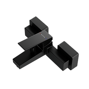 Смеситель для ванны VitrA Minimax Square A4352036EXP матовый черный купить в интернет-магазине сантехники Sanbest