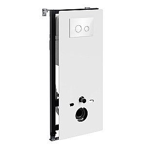 Инсталляция для унитаза WasserKraft Abens 20TLT.010.ME.WH.WH01 белая панель/кнопка белая глянцевая купить в интернет-магазине сантехники Sanbest