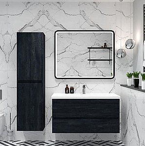 Тумба с раковиной Art&Max Family-M 100 подвесная, угольный камень для ванной в интернет-магазине Sanbest