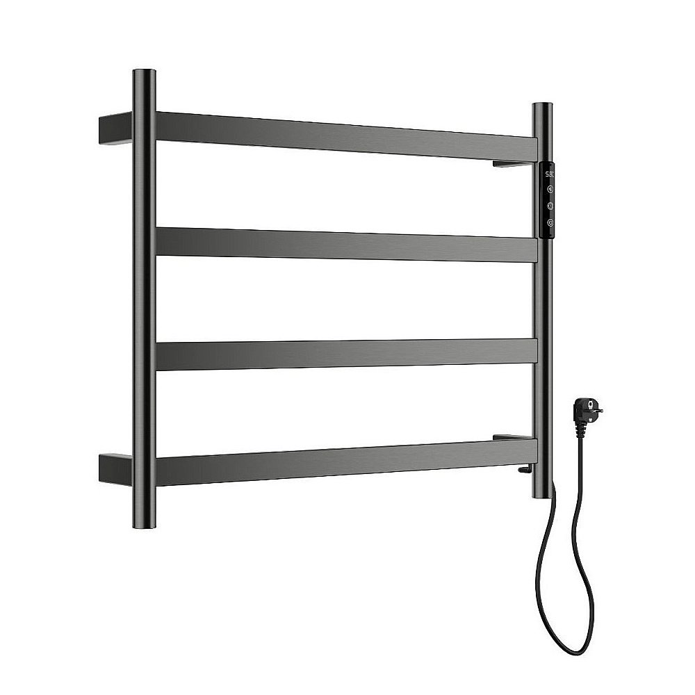 Полотенцесушитель электрический WONZON & WOGHAND ESSEN, Темный графит (WW-A404-GM) купить в интернет-магазине сантехники Sanbest