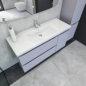 Тумба с раковиной Caprigo Forte 120 два ящика, одна дверь справа, стилл для ванной в интернет-магазине Sanbest