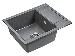 Мойка кухонная Paulmark Optimum PM216050-DG черный купить в интернет-магазине сантехники Sanbest