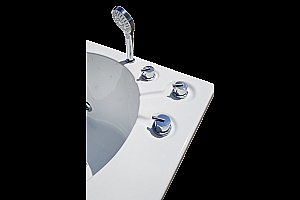 Акриловая ванна Royal Bath Hardon De Luxe RB083100DL 200x150 белая с гидромассажем купить в интернет-магазине Sanbest