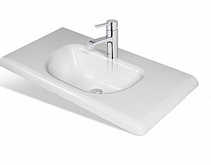 Раковина Эстет OLIVIA silk 90 ФР-00014959 белая матовая купить в интернет-магазине Sanbest