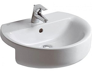 Раковина врезная сверху столешницы Ideal Standard Connect 55 E792301 белая купить в интернет-магазине Sanbest