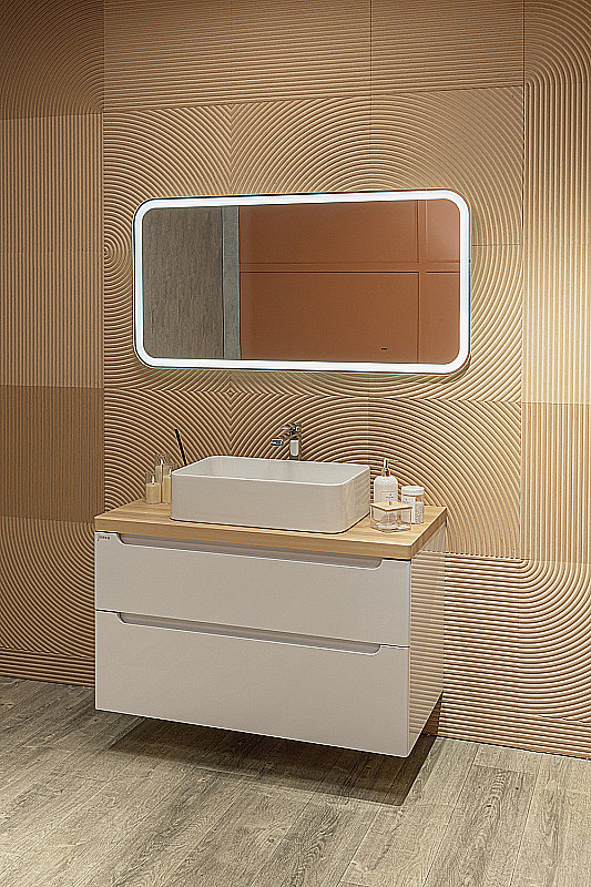 Зеркало Azario Мальта 60х120 LED-00002936 белое в ванную от интернет-магазине сантехники Sanbest