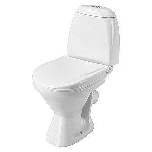 Унитаз-компакт Santek Римини 1WH302130 с бачком, с крышкой купить в интернет-магазине Sanbest