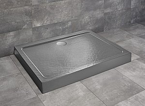 Душевой поддон Radaway Doros D Compact 110x90 SDRD1190-05-64S антрацит купить в интернет-магазине Sanbest