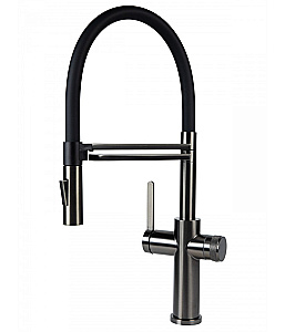 Смеситель для кухни Agger Elegant A3252555 оружейная сталь матовая купить в интернет-магазине сантехники Sanbest