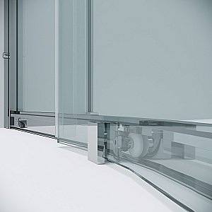 Душевой уголок Grossman Cosmo 301.K33.02.8080.10.00 80x80 стекло прозрачное/профиль хром купить в интернет-магазине Sanbest