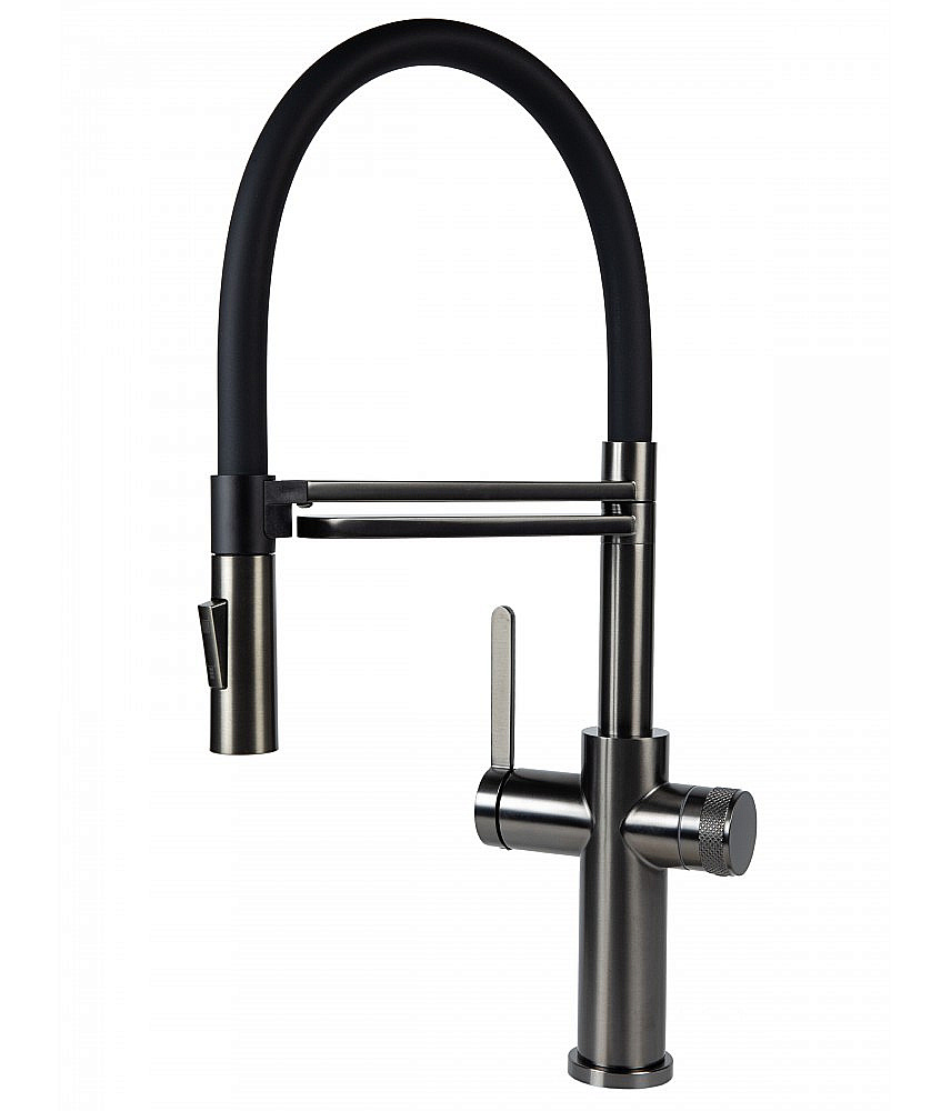 Смеситель для кухни Agger Elegant A3252555 оружейная сталь матовая купить в интернет-магазине сантехники Sanbest