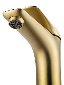 Смеситель для раковины WONZON & WOGHAND Elbe, Брашированное золото (WW-A41222-BG) купить в интернет-магазине сантехники Sanbest