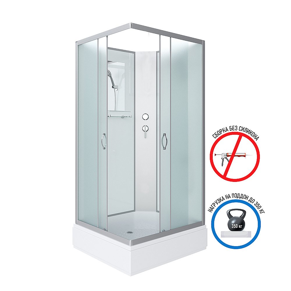 Душевая кабина Niagara Classic NG-33974-14QBK 90x70 купить в интернет-магазине Sanbest