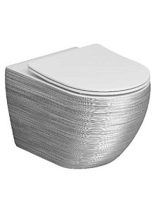 Унитаз подвесной Grossman Color GR-4411SWS серебро/белый купить в интернет-магазине Sanbest