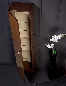 Пенал Armadi Art NeoArt тёмный шоколад для ванной в интернет-магазине сантехники Sanbest