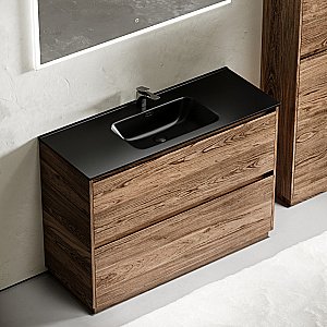 Тумба с раковиной Sancos Libra 120 LB120F-1ECH дуб чарльстон для ванной в интернет-магазине Sanbest