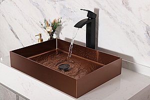 Смеситель для раковины GID Victoria L120BMD черный матовый купить в интернет-магазине сантехники Sanbest