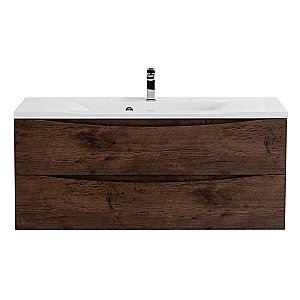 Тумба с раковиной Belbagno MARINO 120 подвесная Rovere Moro для ванной в интернет-магазине Sanbest