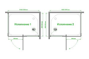 Душевой уголок Royal Bath RB 90х120 HPVD-C-CH стекло матовое/профиль хром купить в интернет-магазине Sanbest