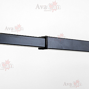 Душевое ограждение AvaCan LB100 профиль черный/стекло прозрачное с рисунком купить в интернет-магазине Sanbest