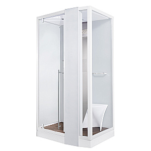 Душевая кабина с гидромассажем Orans Diamond 120х90 SR-89105RS White купить в интернет-магазине Sanbest