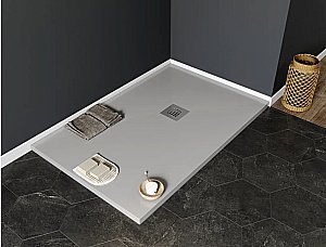 Душевой поддон Aquanet Pleasure 140х80 серый купить в интернет-магазине Sanbest