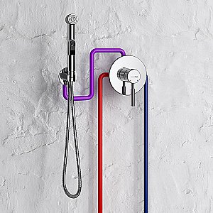 Гигиенический душ WasserKRAFT Paar 8800 A8851.290.361.335 розовое золото купить в интернет-магазине сантехники Sanbest