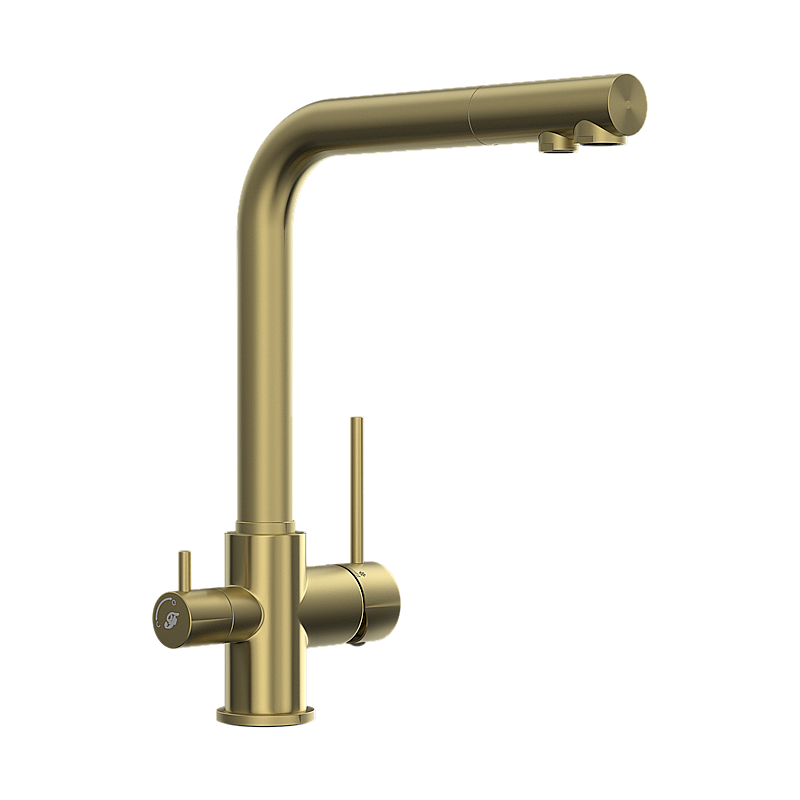 Смеситель для кухни Elghansa 56A5216-MattGold золото матовое купить в интернет-магазине сантехники Sanbest