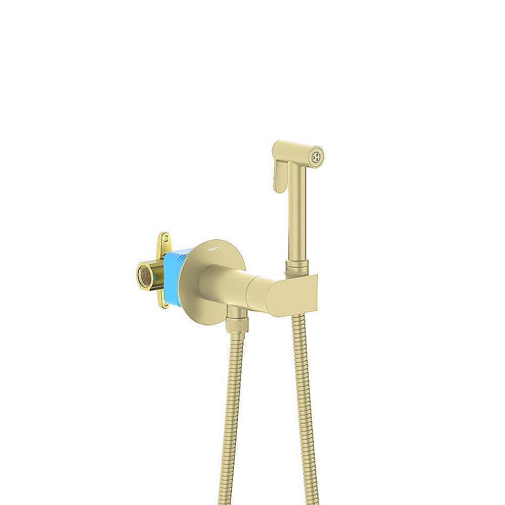 Гигиенический душ Aquatek Оберон AQ1024BG золото шлифованное купить в интернет-магазине сантехники Sanbest