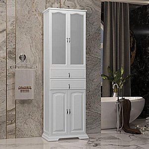 Пенал Опадирис Риспекто 60 белый матовый для ванной в интернет-магазине сантехники Sanbest