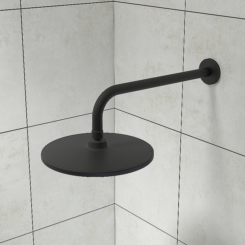 Верхний душ Iddis Optima Home OPH22BRi64 черный матовый купить в интернет-магазине сантехники Sanbest