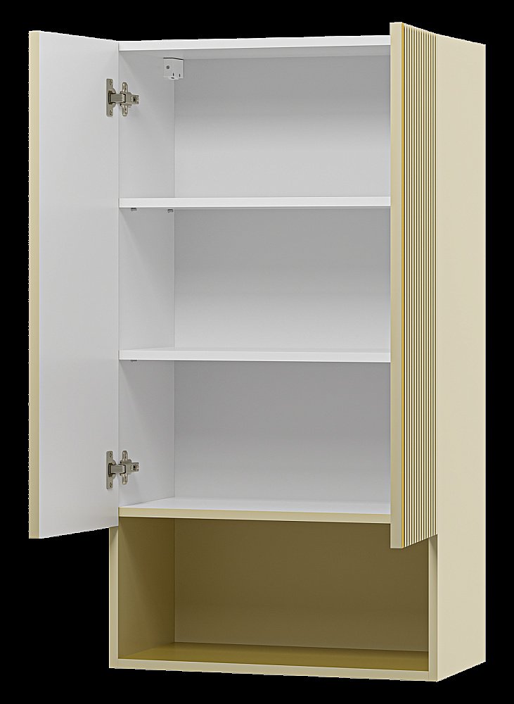 Шкаф подвесной Misty Vega 60 VEG-08060-031 кремовый для ванной в интернет-магазине сантехники Sanbest