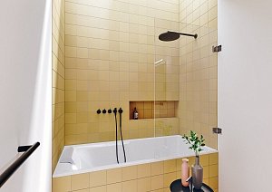 Ванна акриловая Riho Still Shower Led 180x80 купить в интернет-магазине Sanbest