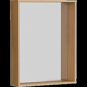 Зеркало Aqwella Basic 60х75 BAS0207DZ дуб золотой в ванную от интернет-магазине сантехники Sanbest