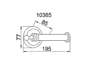 Держатель туалетной бумаги Boheme Hermitage 10365 купить в интернет-магазине сантехники Sanbest
