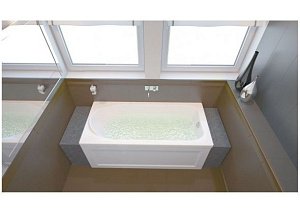 Акриловая ванна Aquanet West NEW 170x70 240463 с к/с купить в интернет-магазине Sanbest