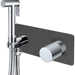 Гигиенический душ Boheme Stick 127-BCR.2 черный/хром купить в интернет-магазине сантехники Sanbest