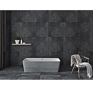 Ванна NT Bagno Victori NT305 165х80 белая матовая, серая купить в интернет-магазине Sanbest