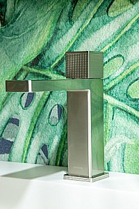 Смеситель для раковины Boheme QUAD 159-NB никель брашированный купить в интернет-магазине сантехники Sanbest