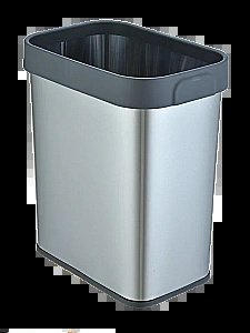 Ведро для мусора WeltWasser Solid 10000013404 сталь матовая купить в интернет-магазине сантехники Sanbest