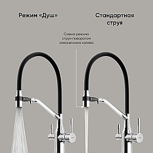 Смеситель для кухни Sancos Orta SC4008CH хром купить в интернет-магазине сантехники Sanbest