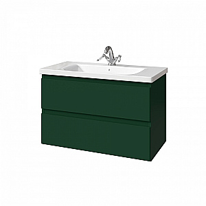 Тумба с раковиной Caprigo Forte 90 два ящика, цвет на выбор/эмаль для ванной в интернет-магазине Sanbest