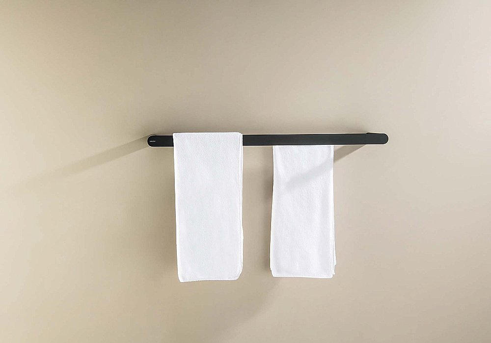 Полотенцедержатель Aquatek Лира AQ4430MB 60 черный матовый купить в интернет-магазине сантехники Sanbest