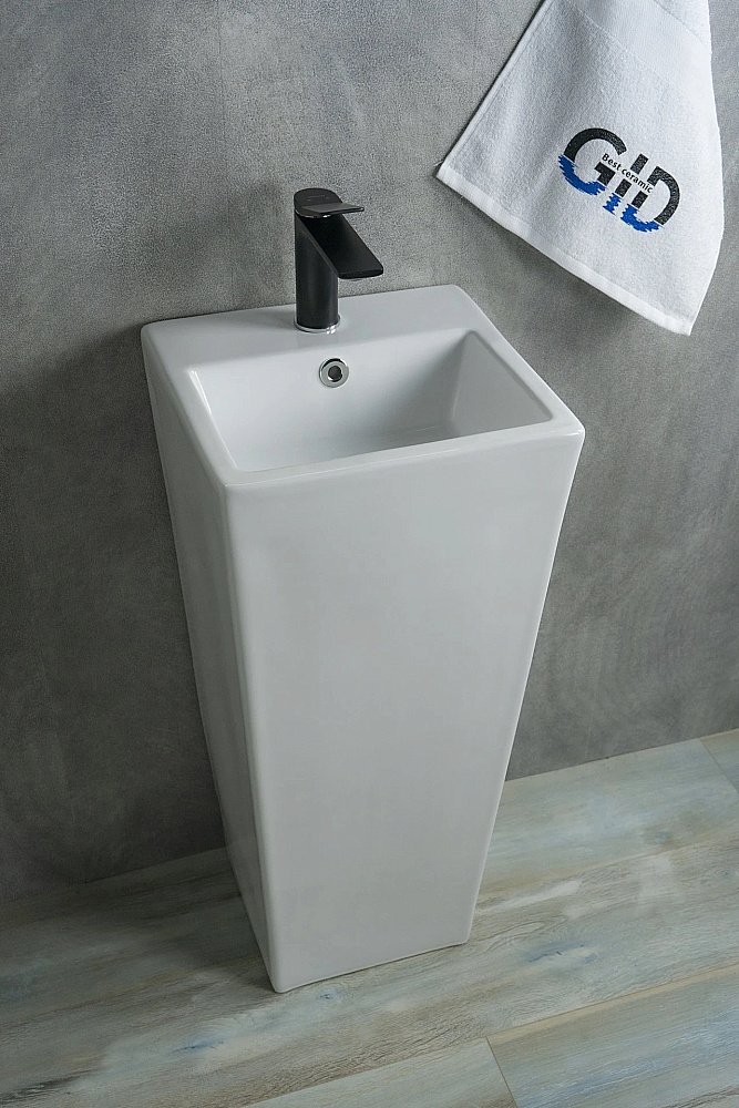 Раковина напольная Gid Autonomo 34 Nb147 81104 белая купить в интернет-магазине Sanbest