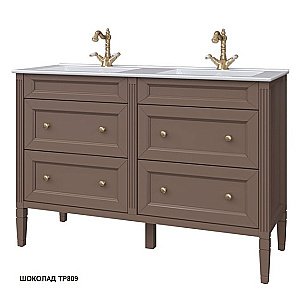 Тумба с раковиной с ящиками Caprigo Albion-concept 120 цвет на заказ для ванной в интернет-магазине Sanbest