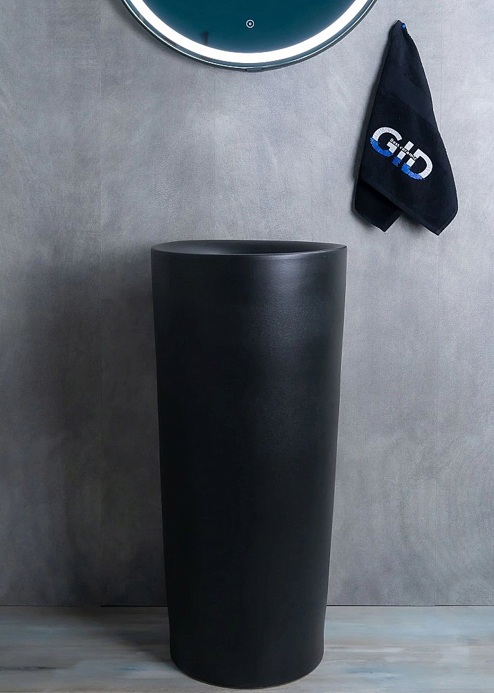 Раковина напольная Gid Autonomo 40 Nb130bg 81110 черная графит купить в интернет-магазине Sanbest